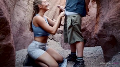 Hot Couple has Passionate Sex in Cave