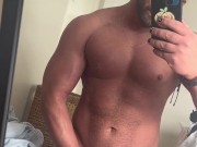 HOT OnlyFans Model Strokes and Flexes Cock Photoshoot