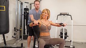 Cherie Deville Rides Fat Cock In The Gym For Reps