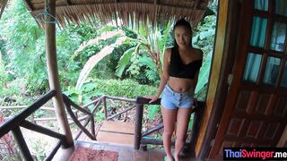 Exotic Asian teen fucked from the back