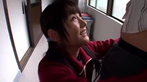 College Coed, Asian Brunette, Ditches Uniform for a Bigger Stud, Hands On, Sneaky Cumshot