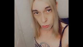 Pretty Tgirl is a Cock Tease