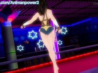 Wonder Woman Hawt Striptease Dance