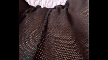 Flash pantaloncini a rete vedo non vedo sulla fica