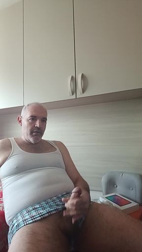 I Jerk off with My Masturbation Teacher Online