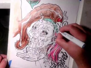 "High Brow Art" Hawt cum catcher turned into a true masterpiece. Music by: CeehDeeh