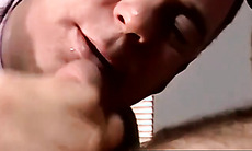 JoeSchmoeXXX.com - Fat hairy dude allows mature gay to suck him dry and happy