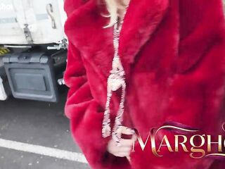 Exhibitionist Parking Lot: Trucker Spots Me and Bangs Me Like a Wench in His Truck Cab