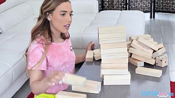 Huge Jenga with Alita Lee and Jon Jon