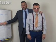 Boss humiliates and bullies employee with wedgies and face slaps PREVIEW