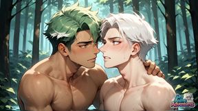 Unleash Your Horny Side with This Muscled Fellow in a Handsome Fuckfest Through the Forest! Experience the Ultimate Gay