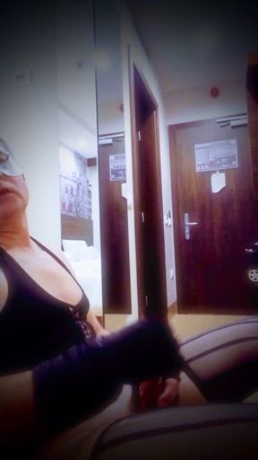 Thrilling moment from &quot;Slut crossdresser up for dads in hotel room&quot;