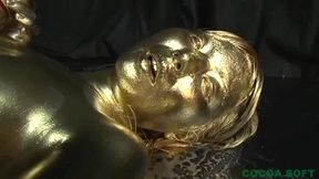 Metallic body painting 003