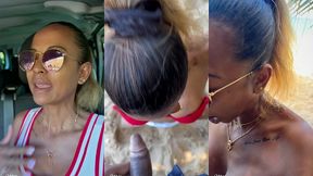 sextape defi en guadeloupe avec une bonne queue black sur la plage en...