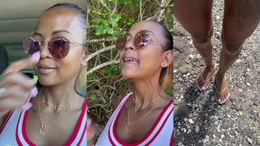 sextape defi en guadeloupe avec une bonne queue black sur la plage en...