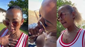 sextape defi en guadeloupe avec une bonne queue black sur la plage en...