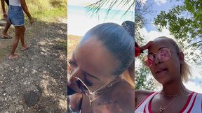 sextape defi en guadeloupe avec une bonne queue black sur la plage en...