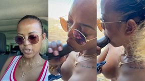 sextape defi en guadeloupe avec une bonne queue black sur la plage en...
