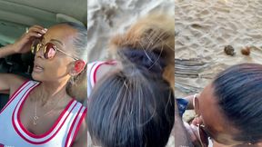 sextape defi en guadeloupe avec une bonne queue black sur la plage en...