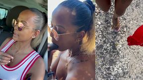 sextape defi en guadeloupe avec une bonne queue black sur la plage en...