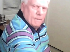 grandpa cum on cam