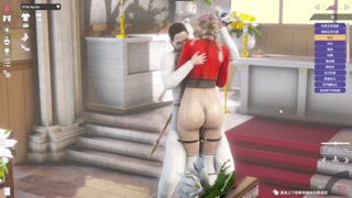 Honey Select 2:Holy sex between the church and Aerith