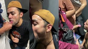 sexo com esses safados dentro do box do banheiro da estacao - part 01
