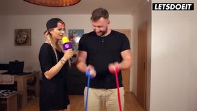 Ebony Slut Josy Black Gets Drilled Deep by Muscular Fan - LETSDOEIT