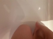 Asmr cumming in the bathtub