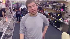 Gay Pawnshop Threeway For Straight Poor Jock