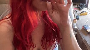 Smoking hangover and telling you about last night - Pure tobacco + Marlboro Red - coughs