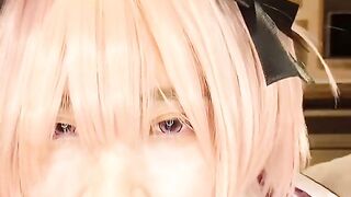 FGO Astolfo femboy cowgirl rectal hookup MANGA PORN cosplayer/FGO 男の娘アストルフォ ほんき騎乗位アナルセックス 女装子コスプレ