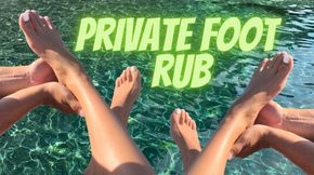 Private Foot Rub On My Private Boat