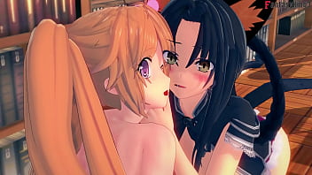 Kuroka &amp_ Irina Lesbian Sex | HS DXD NTR Madness 6 | Full &amp_ POV on Sheer &amp_ PTRN: Fantasyking3