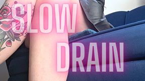 SLOW DRAIN UNDER MY FEET