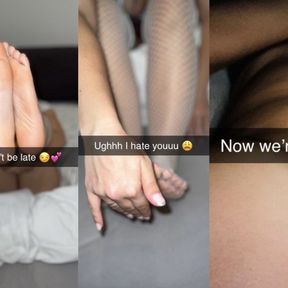 Mature Wife cheats on Husband with His Stepbrother on Snapchat and Sends it to Her Husband