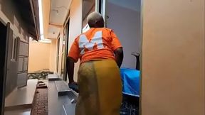 Two horny African girls fucked by the neighbour