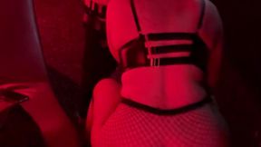 Blowjob in the club at one unknown guy