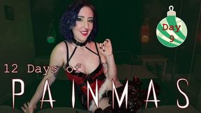 DAY 9 - 12 DAYS OF PAINMAS - Christmas CBT & Pain Play Slave Tasks by Miss Faith Rae with BDSM Instructions & Femdom POV - 720p