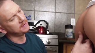 UNBELIEVABLE 2 Young Sex Slaves Get Their Asses Cleaned by Their NEW BOSS