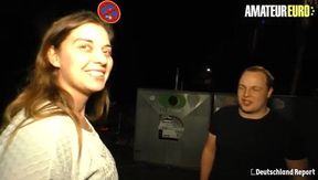 Unexpected Encounter: Amateur German Adventure with a Mysterious Stranger - First Time Fun!