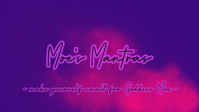 MOE's Mantras : Make yourself Small