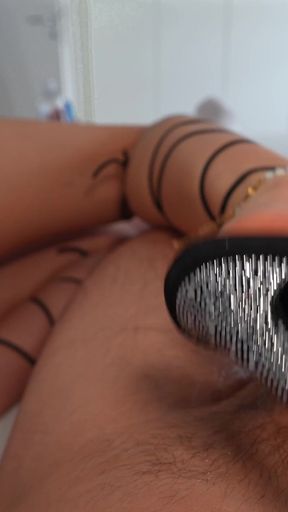 Heeljob X Shoejob From Blonde Business Woman with Long Green Toenails