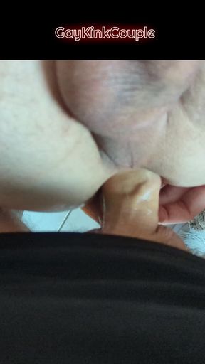 I Fuck My Bitch Deep After Training His Ass with a Huge Dildo.mp4