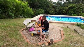 anniversary vacation fantasy: hot wife ammy rouse seduces her husband into a dirty session