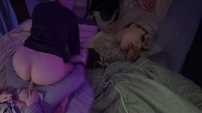 Hot MILF stepmom starts with a blowjob before fucking her stepson