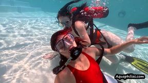 Aquaphilias- Kilo and Neji- Underwater SCUBA Fight- Thats my Boyfriend- PERIL- CPR