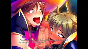 Succubus Harem Seduced by X-Ray Vision in Steamy Anime threesome Action