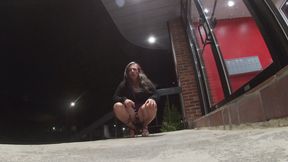 Outdoors Mature CD Going up and Down Stairs Solo Video