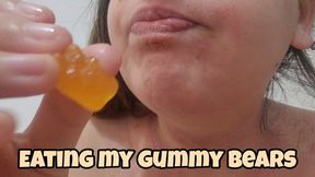 Gummy Bears in Danger – Chubby Girl Licks, Sucks and Slowly Eats Them One by One